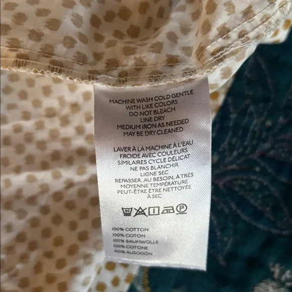 Anthropologie Cream Polka-Dot Puff-Sleeve Tiered Maxi Dress - Picture 9 of 9